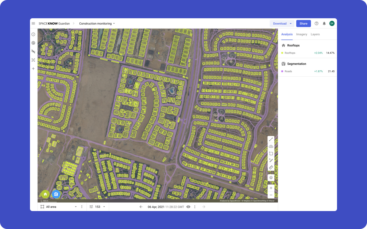 SpaceKnow Guardian Application